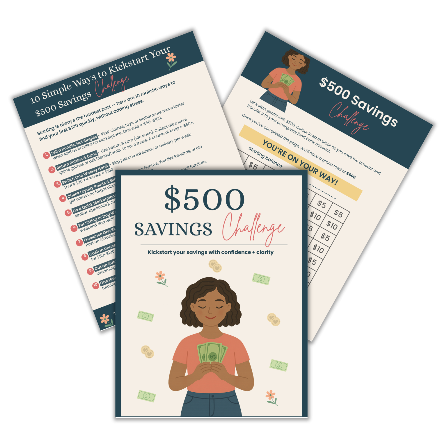 $500 Savings Challenge V2 – Finance Girlies